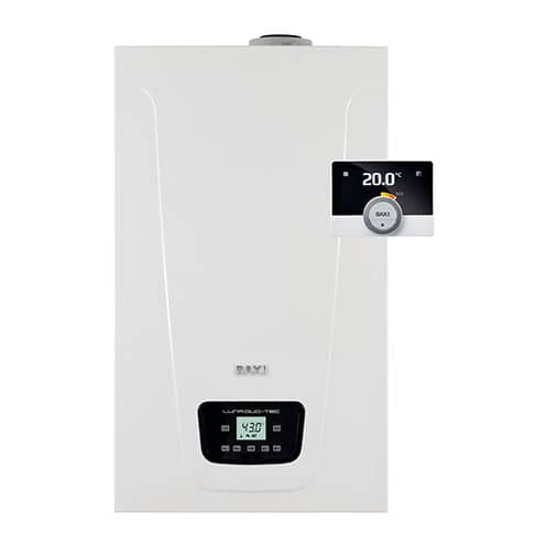 Caldaia a Condenazione Baxi Luna Duo-Tec E 33 + Mago Metano/Gpl Completa di Kit Scarico Fumi