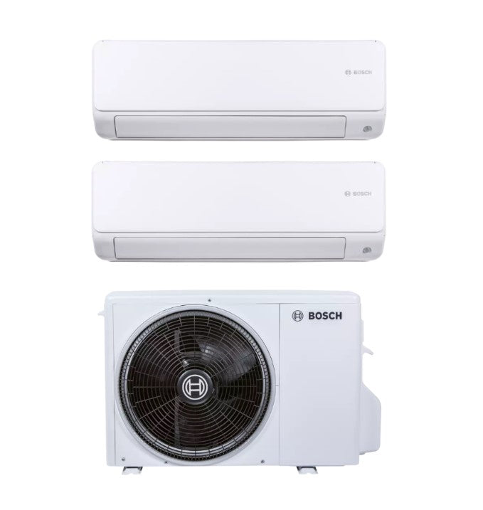 Climatizzatore Condizionatore Bosch Dual Split Inverter serie CLIMATE 6000i 9+9 con CL5000M 41/2 E R-32 Wi-Fi Optional 9000+9000