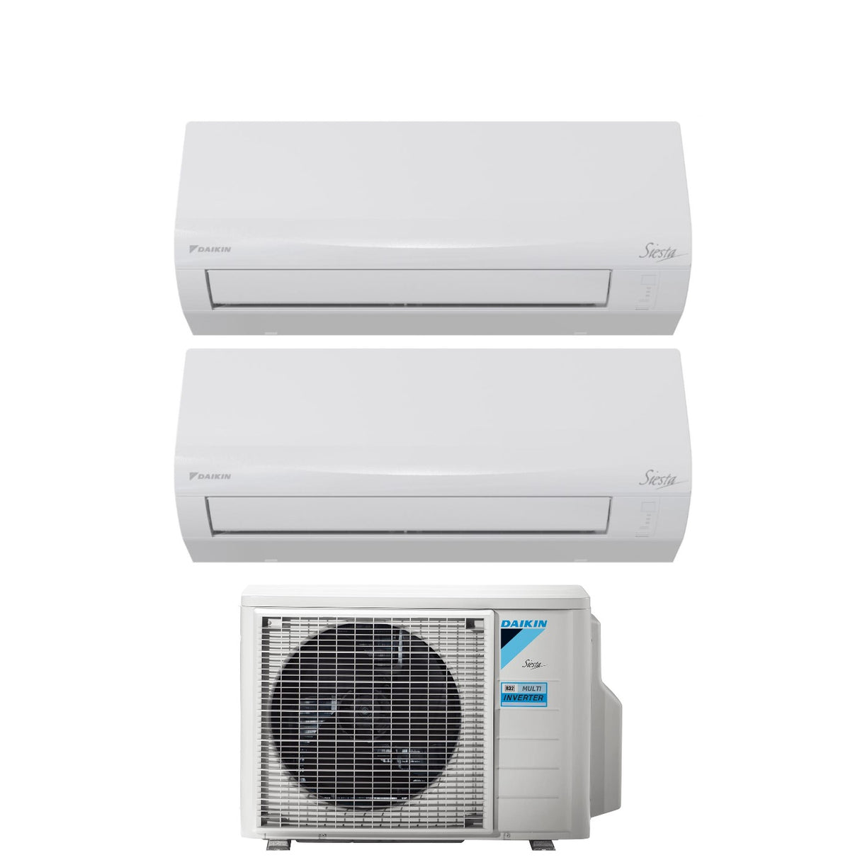 Airconditioner Daikin Dual Split Inverter serie SIESTA 12+12 met 2AMXF50A R-32 Wi-Fi geïntegreerd 12000+12000