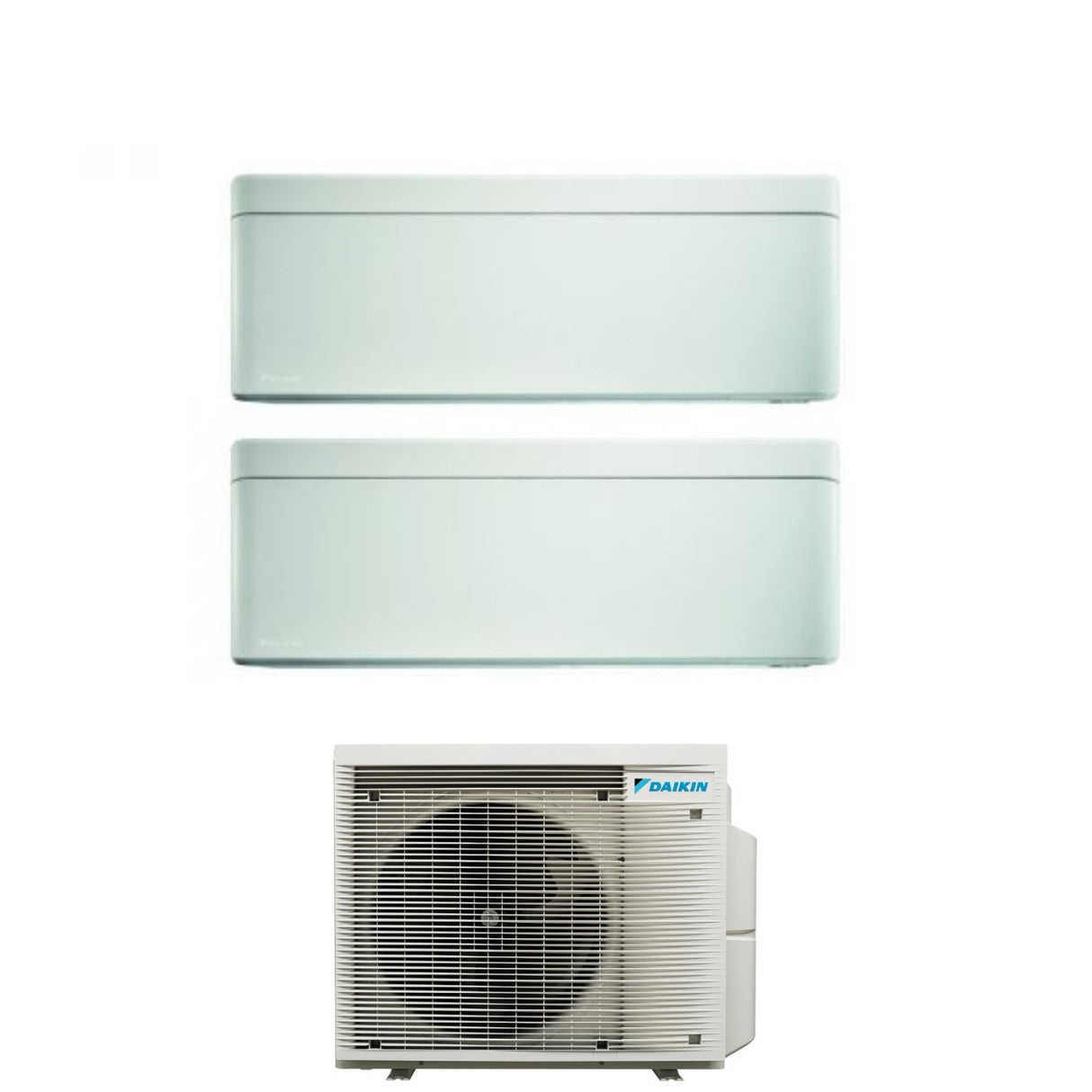 Airconditioner Daikin Bluevolution Dual Split Inverter serie STYLISH WHITE 5+5 met 2MXM40A R-32 geïntegreerde Wi-Fi 5000+5000 Witte kleur Italiaanse garantie