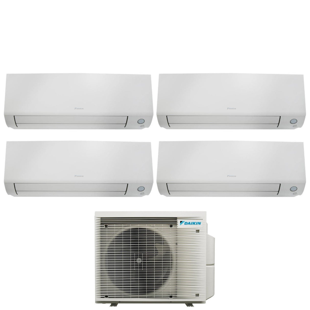Airconditioner Verwarmingssysteem Daikin Bluevolution Quadri Split Inverter serie PERFERA ALL SEASON 7+9+9+9 met 4MXM68A R-32 geïntegreerde Wi-Fi 7000+9000+9000+9000 Italiaanse garantie.