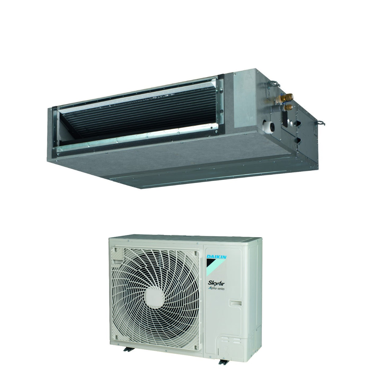 Translate Climatizzatore Condizionatore Daikin Bluevolution Canalizzato Canalizzabile Media Prevalenza 42000 Btu FBA125A + RZAG125NV1 Monofase R-32 Wi-Fi Optional Classe A++/A+ from Italian to Dutch.

This translates to: Daikin Bluevolution kanaal Airconditioner met gemiddelde luchtdichtheid 42000 Btu FBA125A + RZAG125NV1 Enkelfasig R-32 Wi-Fi Optioneel Klasse A++/A+ in Dutch.