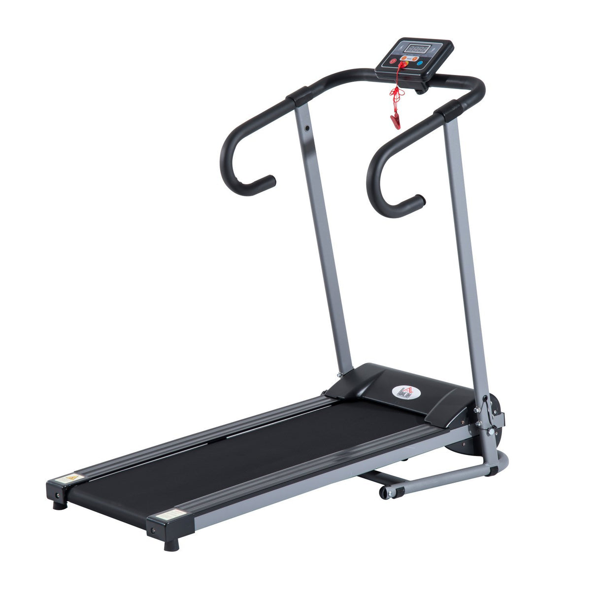 EasyComfort Elektrische Opvouwbare Ruimtebesparende en Stille Loopband met Verstelbare Snelheid 1-10 km/u en LCD-scherm, voor Thuis en Kantoor, 500W, Zwart