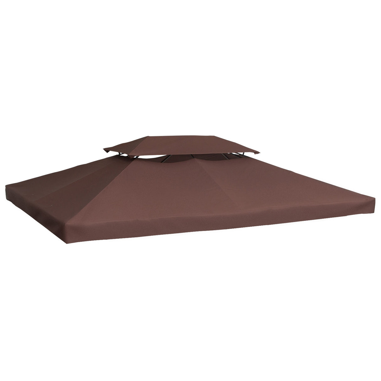 easycomfort-tuingazebo-hoes-vervangend-dak-anti-uv-waterdicht-van-polyester-3x4m-bruin