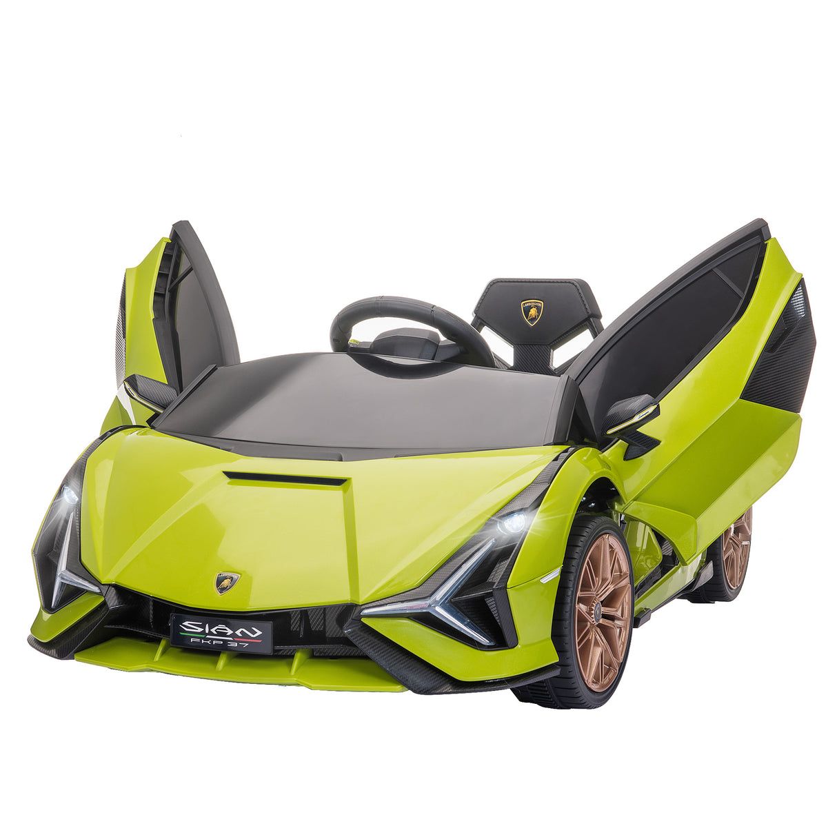 easycomfort-lamborghini-elektrische-kinderauto-12v-met-koplampen-en-muziek-afstandsbediening-en-snelheid-3-5km-u-leeftijd-3-5-jaar-108x62x40cm-groen
