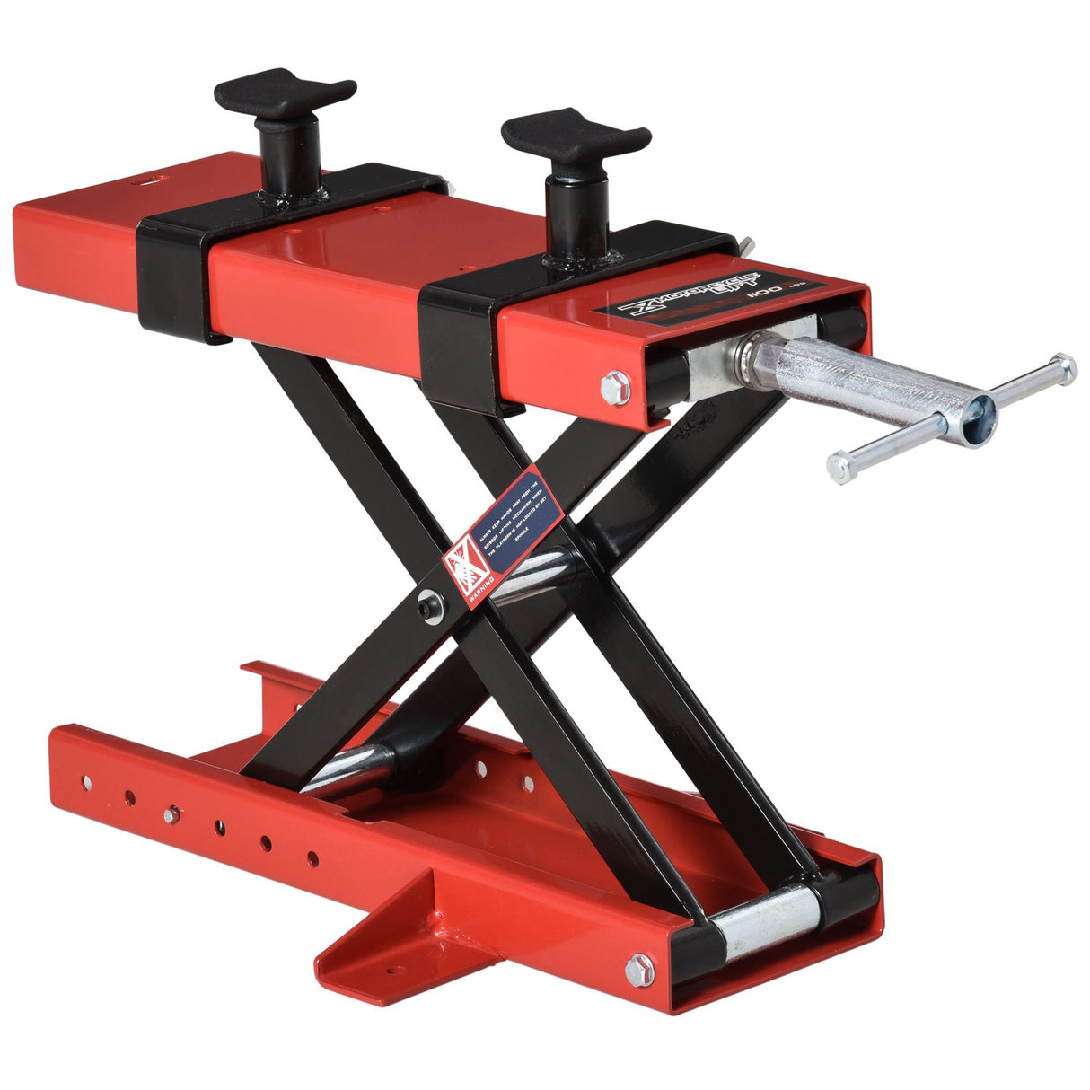 Easycomfort DURHAND Schaarhefboom Motorfietsbok, Motorlift, Verstelbare Middenbok Tot 500kg in Rood Metaal