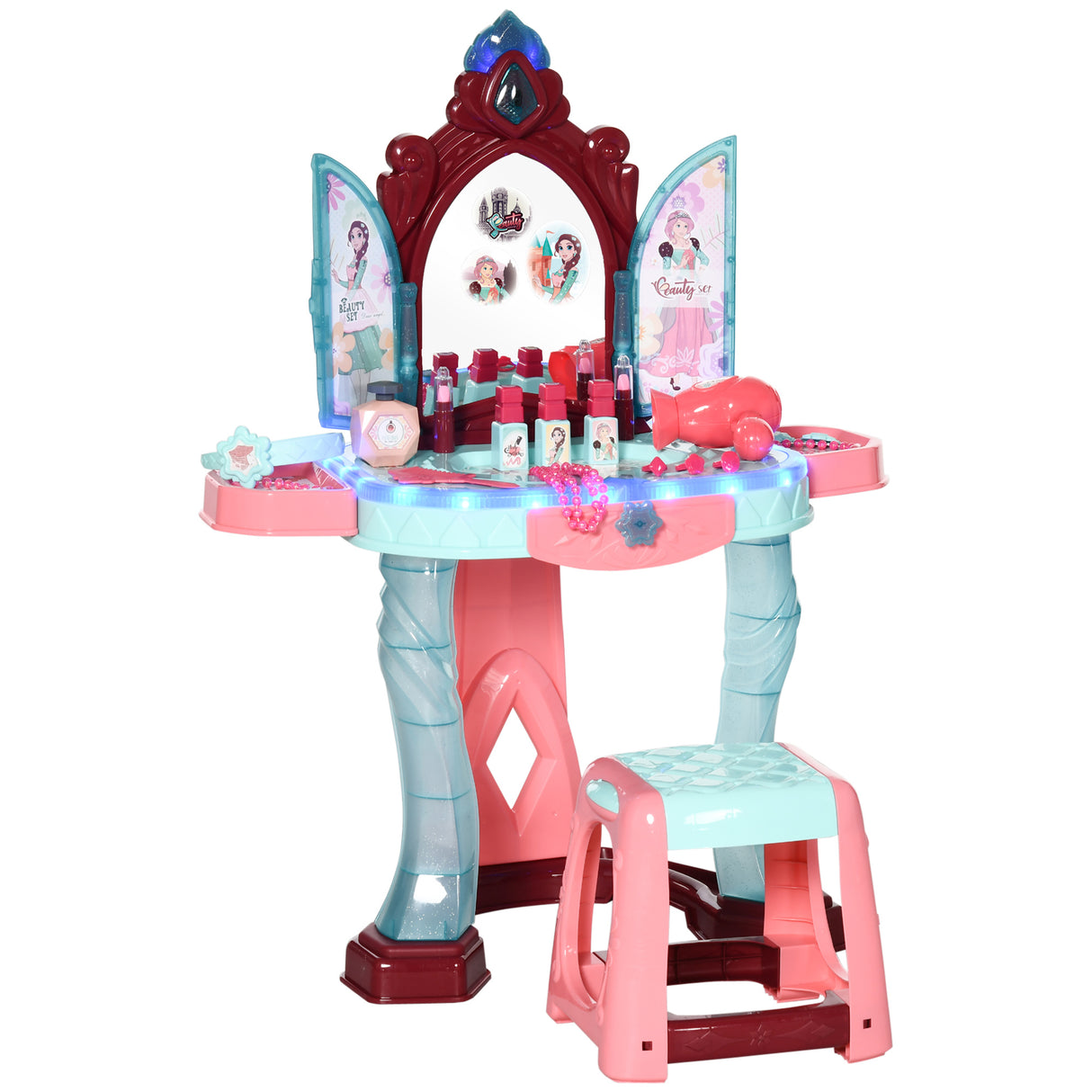 Easycomfort set Toilettaset met krukje voor kinderen van 3-6 jaar, inclusief lichten, muziek en accessoires.