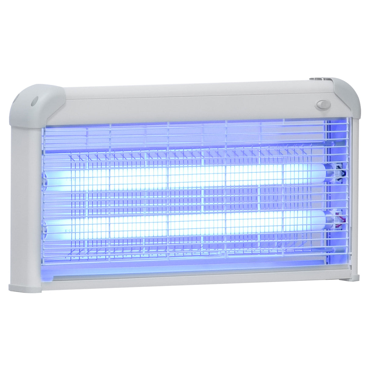 Easycomfort Elektrische Insectenverdelger voor Binnen en Buiten met UV-Muggenlamp voor 60m², Elektrisch Muggennet 30W Grijs.
