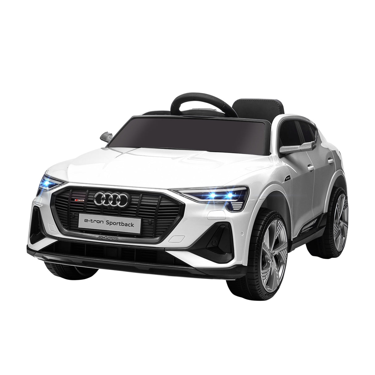 Easycomfort Elektrische Auto voor Kinderen 12V met Afstandsbediening, Snelheid 3-8 km/u, Licht en Muziek, Leeftijd 3-5 Jaar, Wit