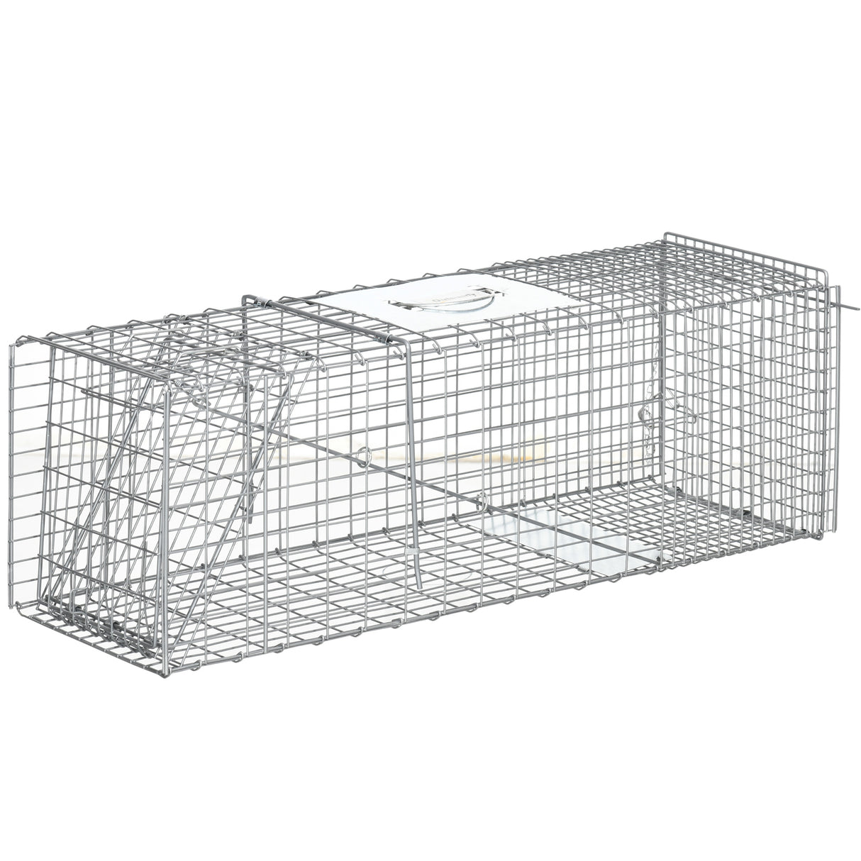 easycomfort-kooival-voor-ratten-muizen-en-beverratten-opvouwbaar-in-staal-93x31x34-5cm-zilver