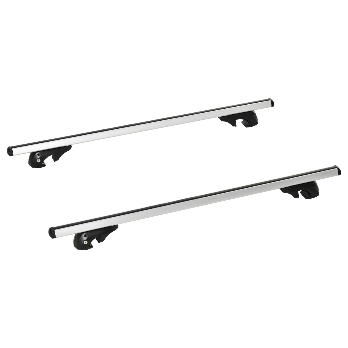 Easycomfort Dakdrager voor Auto met Slot en Sleutels van Aluminiumlegering 125x5.5x7cm, Max. 75 kg