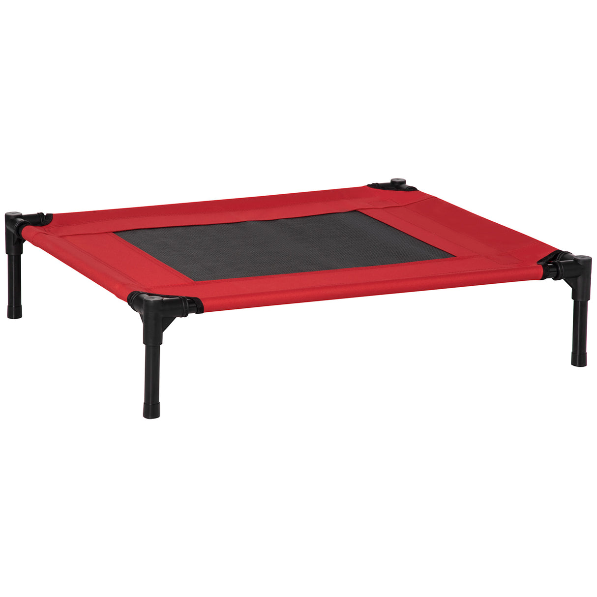 Easycomfort Zomerhok voor honden tot 18 kg voor zowel binnen als buiten gebruik, 76x61x18 cm, Rood