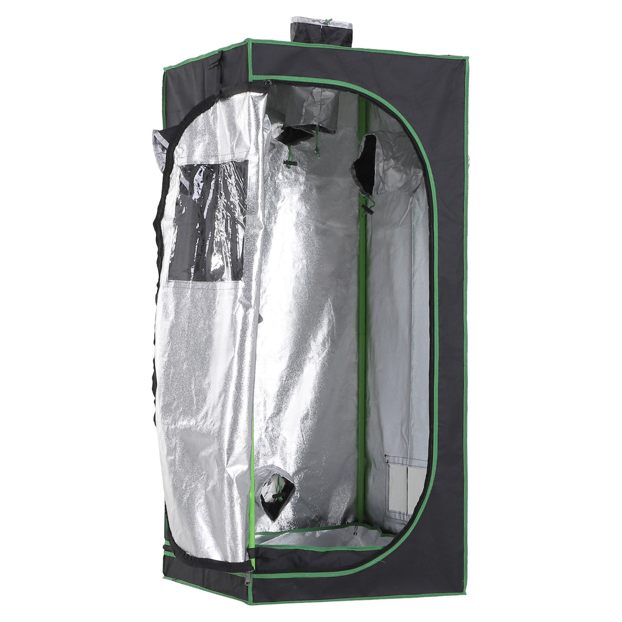 Easycomfort Hydroponic Kweektent in Mylar en Oxford 600D om het Licht te Reflecteren, Kweekbox Kweektent 60x60x140 cm.