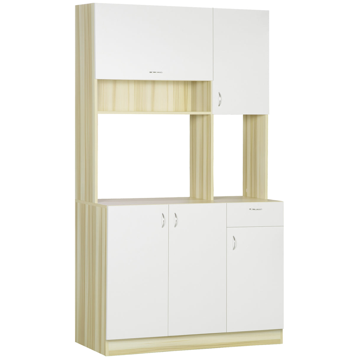 easycomfort-4-deurs-keuken-buffet-unit-met-3-kasten-lade-en-spaanplaat-102x48x180-cm