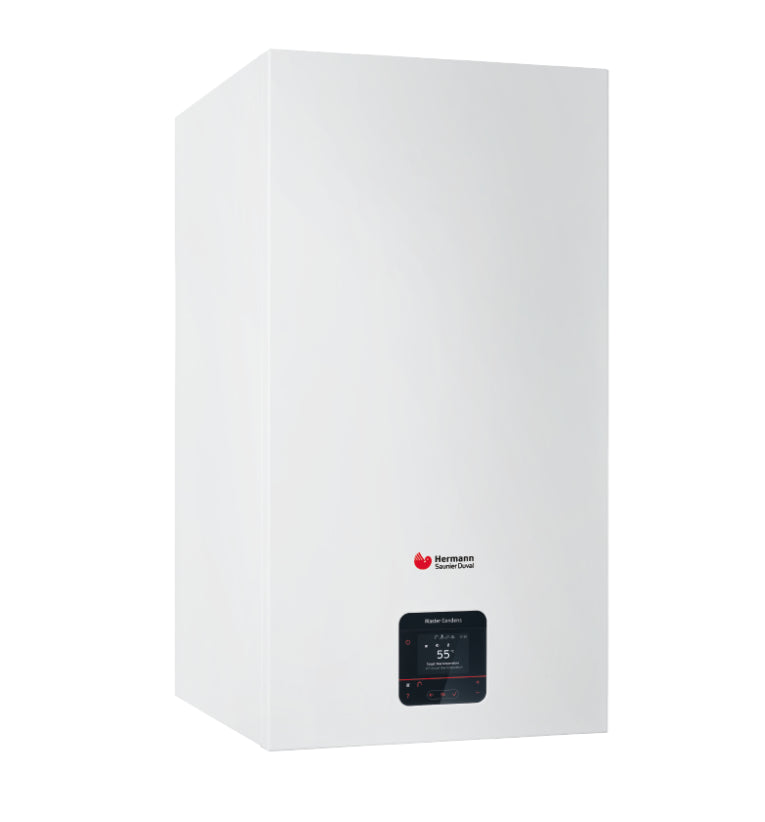 Boiler Hermann Saunier Duval MASTER CONDENS 35 kW condensatieketel met 42 liter boiler voor aardgas of LPG.
