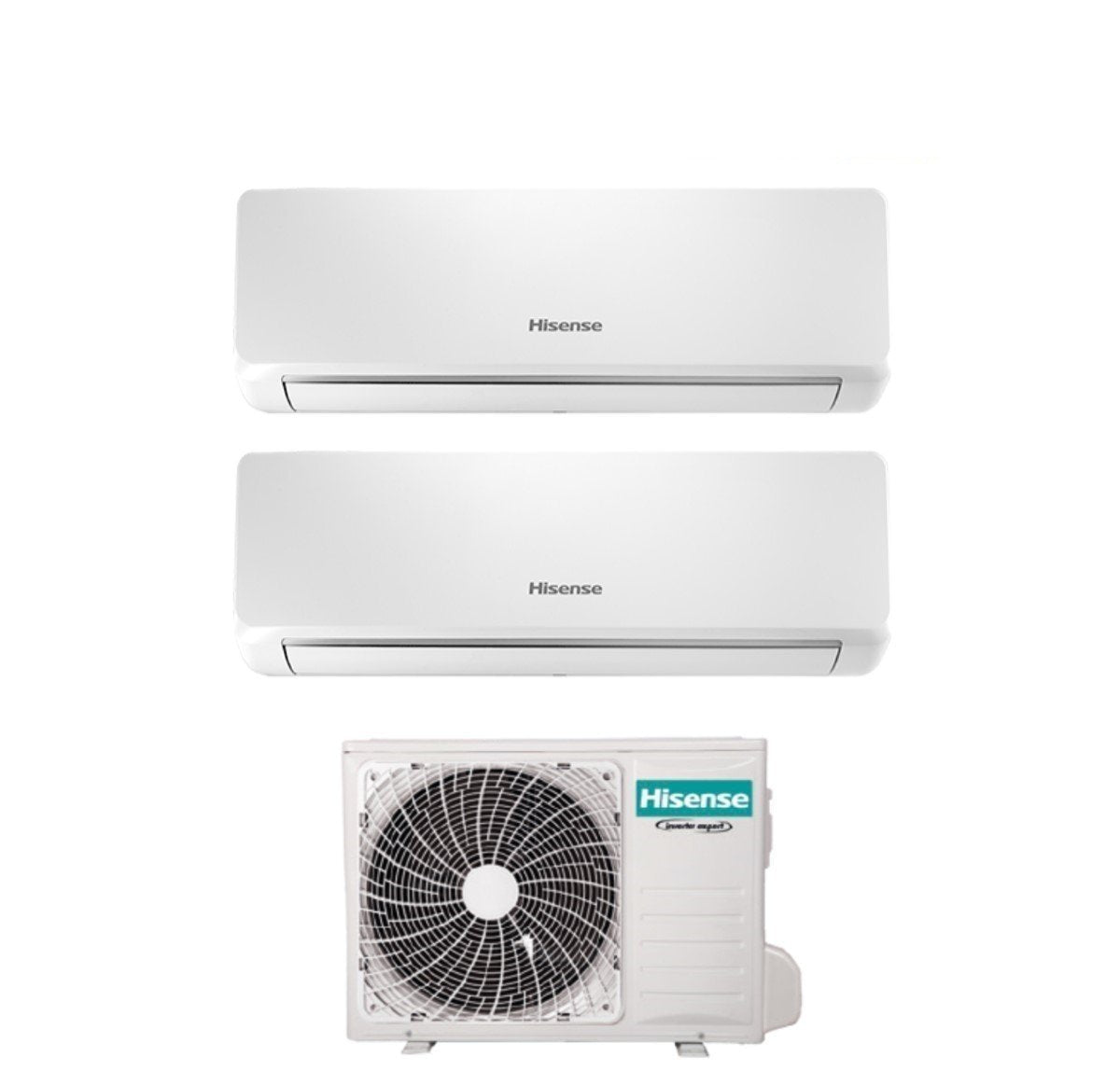 Airconditioner Hisense Dual Split Inverter-serie BIO AIR 9+9 met 2AMW35U4RGC R-32 Geïntegreerde Wi-Fi 9000+9000