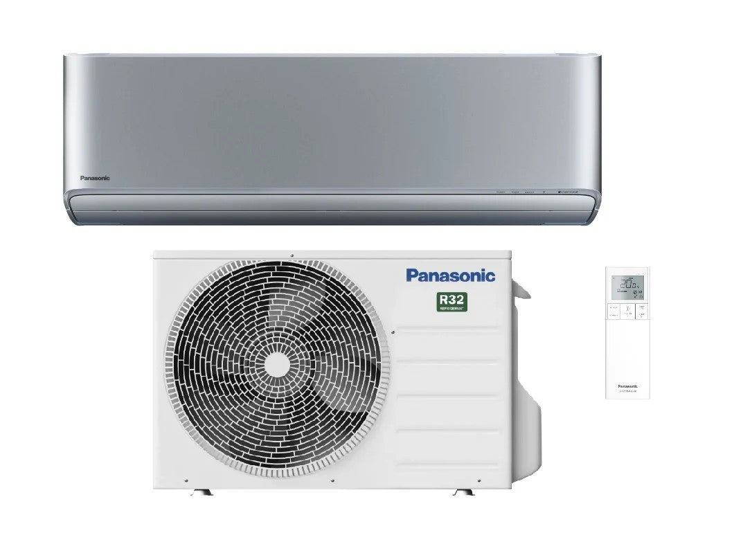 Climatizzatore Condizionatore Panasonic Inverter Serie Etherea Silver 7000 Btu CS-XZ20ZKEW R-32 Wi-Fi Integrato A+++/A++