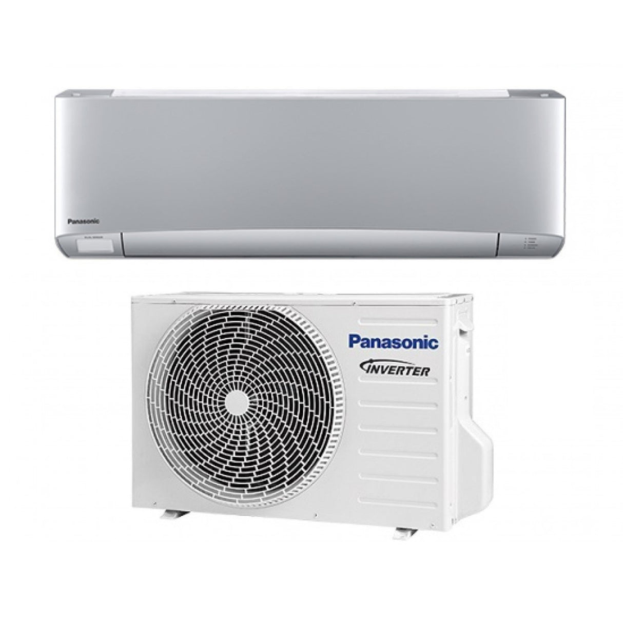 Climatizzatore Condizionatore Panasonic Inverter Serie Etherea Silver 9000 Btu CS-XZ25ZKEW R-32 Wi-Fi Integrato Colore Argento