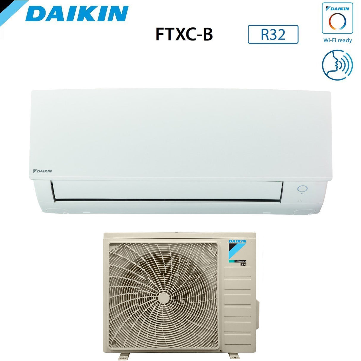 Climatizzatore Condizionatore inverter Daikin serie SENSIRA 9000 Btu FTXC25B R-32 Wi-Fi Optional