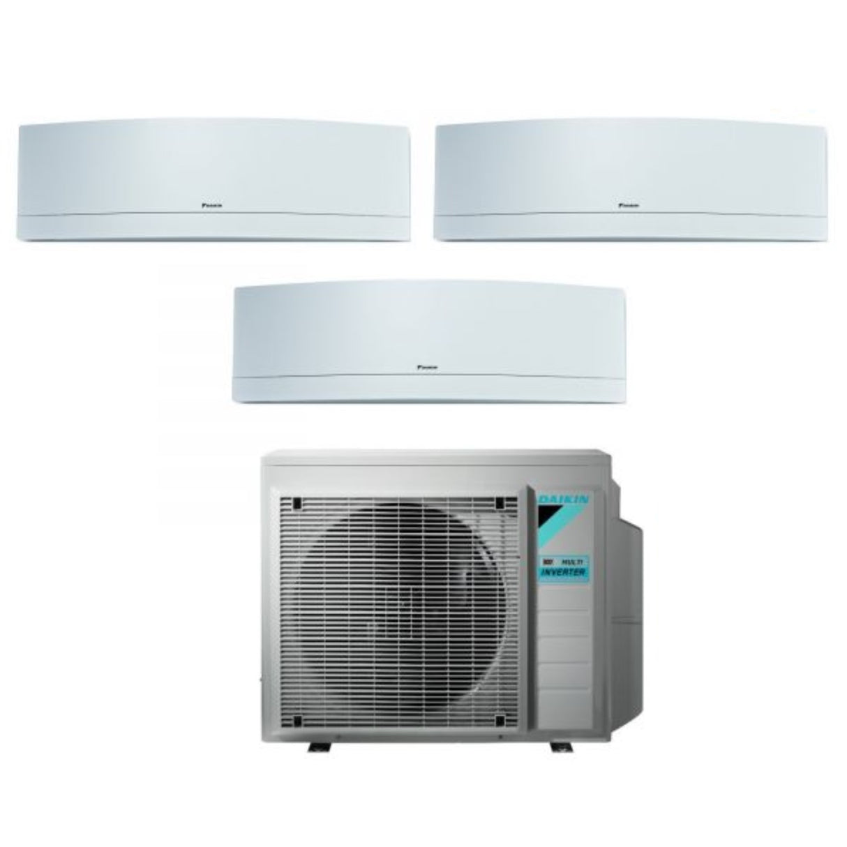 Climatizzatore Condizionatore Daikin Bluevolution Trial Split Inverter serie EMURA WHITE 9+9+9 con 3MXM68N R-32 Wi-Fi Integrato 9000+9000+9000 colore Bianco - Garanzia Italiana