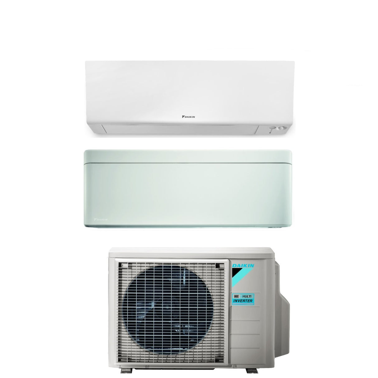 Climatizzatore Condizionatore Daikin Bluevolution Dual Split Inverter serie FTXM/R PERFERA WALL 7000 + STYLISH WHITE 15000 con 2MXM50A R-32 Wi-Fi Integrato 7+15 Garanzia Italiana