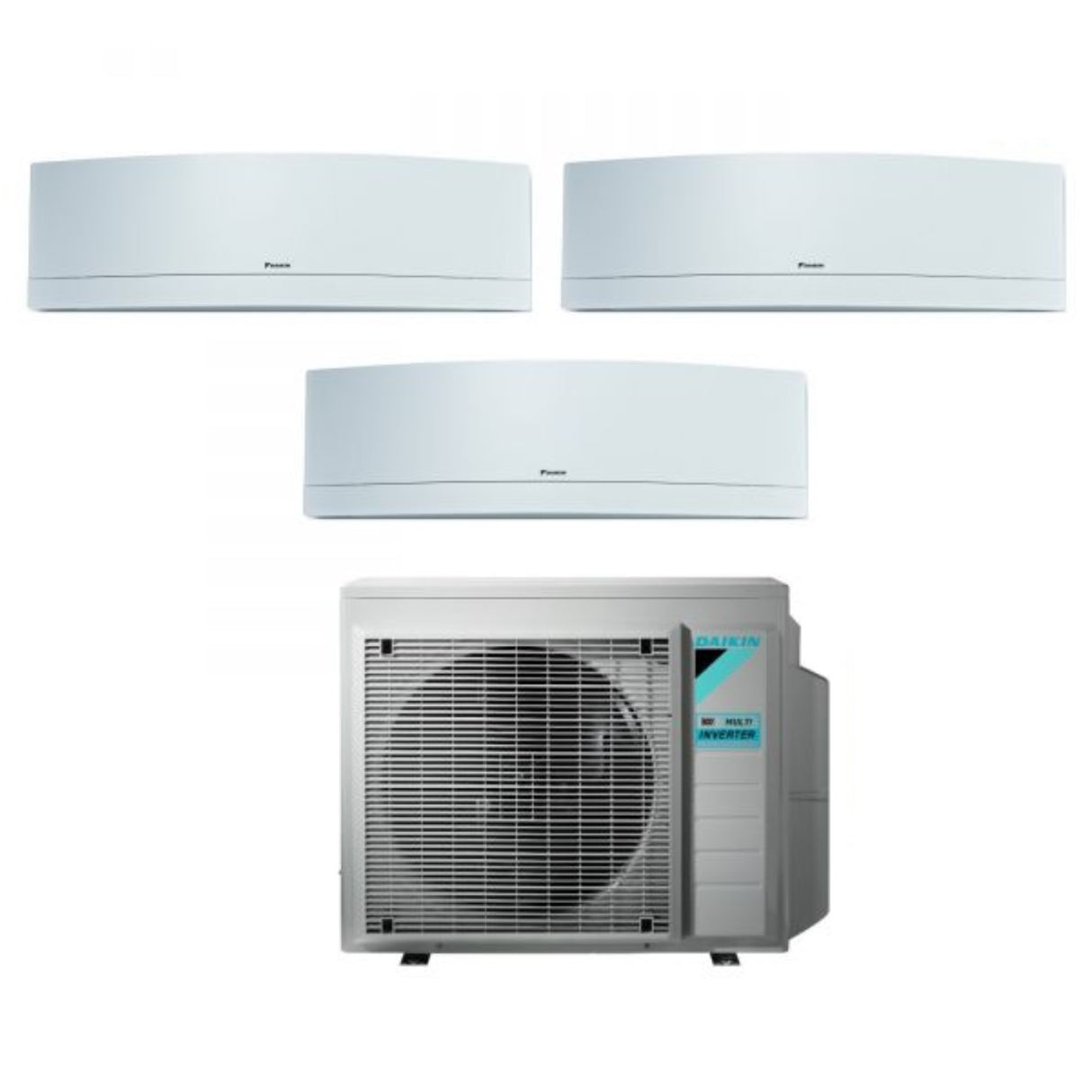 Climatizzatore Condizionatore Daikin Bluevolution Trial Split Inverter serie EMURA WHITE 9+9+9 con 3MXM52N R-32 Wi-Fi Integrato 9000+9000+9000 colore Bianco - Garanzia Italiana