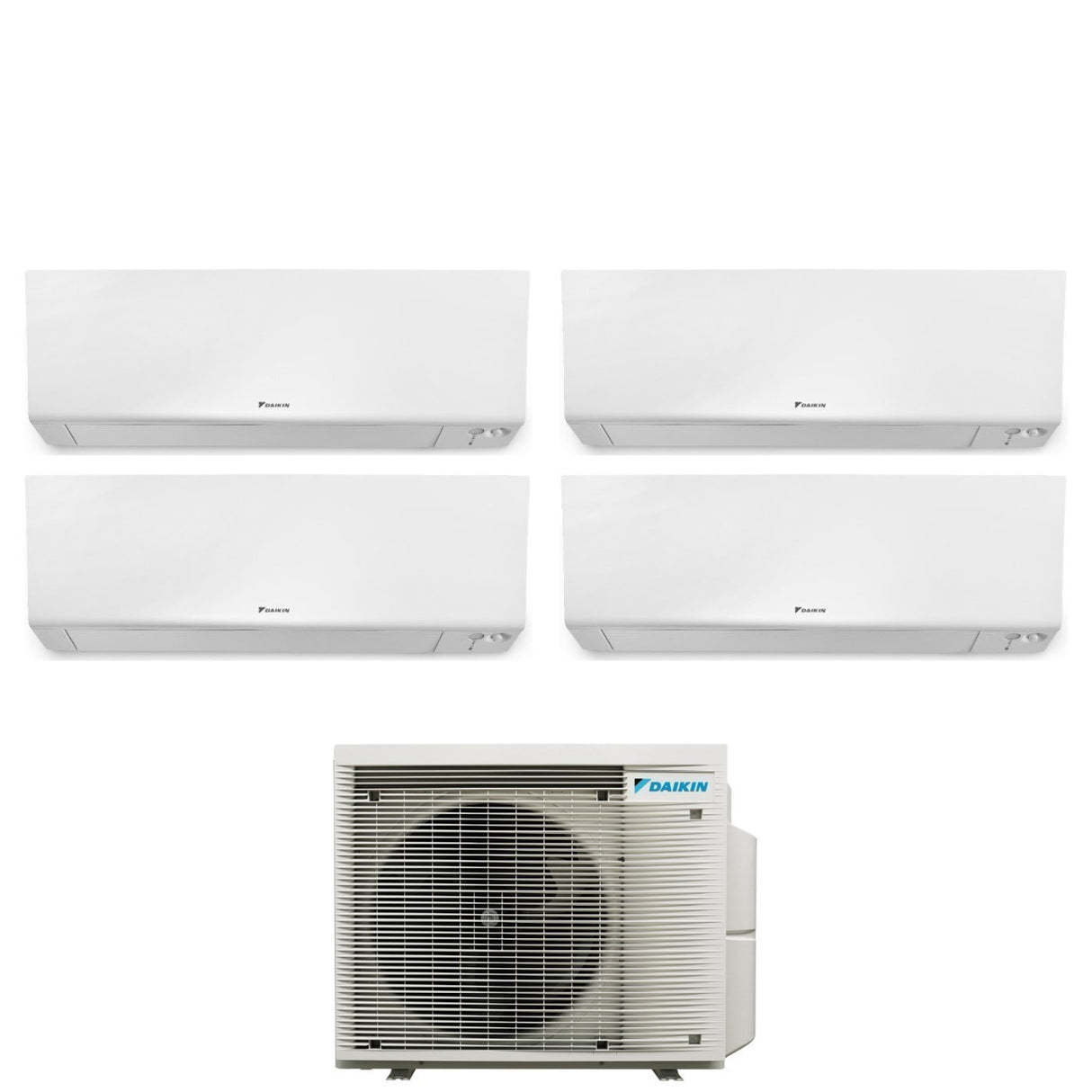 Climatizzatore Condizionatore Daikin Bluevolution Quadri Split Inverter serie FTXM/R PERFERA WALL 7+7+15+18 con 4MXM80A R-32 Wi-Fi Integrato 7000+7000+15000+18000 Garanzia Italiana