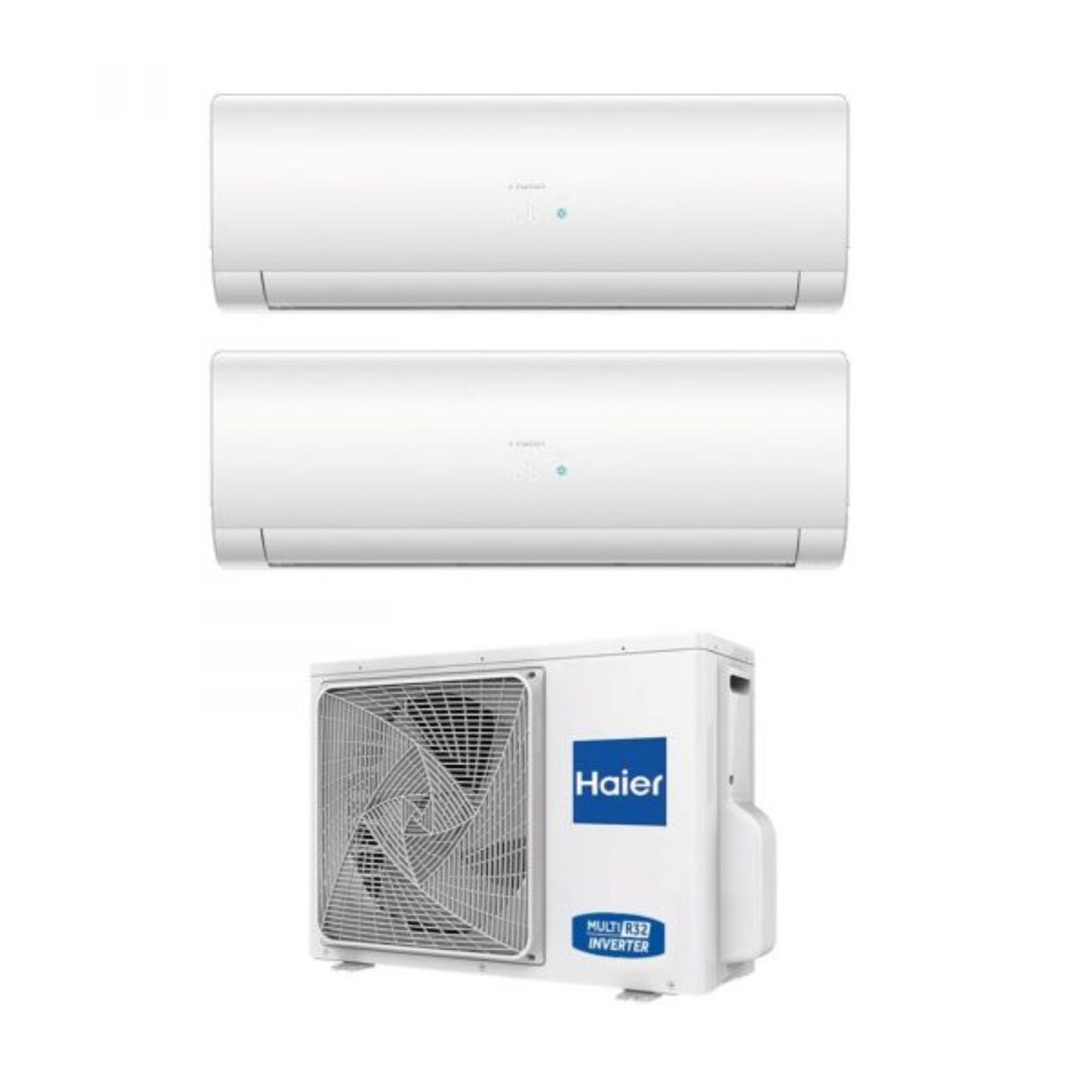 Climatizzatore Condizionatore Haier Dual Split Inverter serie IES PLUS 7+7 con 2U40S2SM1FA R-32 Wi-Fi Integrato 7000+7000 - Novità