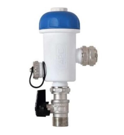 Magnetische ontluchtfilter voor APE fittingen van 1/2" voor warmtepompen.