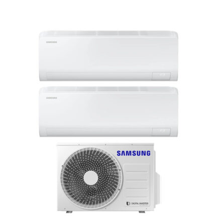 Samsung dual split inverter airconditioner serie CEBU S2 7+18 met AJ052TXJ3KG R-32, ingebouwde Wi-Fi 7000+18000