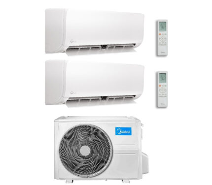 Midea Dual Split Inverter XTREME PRO GREEN 9000+12000 Btu met M2OE-18H R-32 Geïntegreerde Wi-Fi