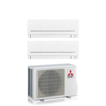 Airconditioner Mitsubishi Electric Dual Split Inverter MSZ-AP serie 7+7 met MXZ-2F42VF R-32 Geïntegreerde Wi-Fi 7000+7000