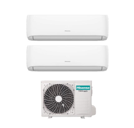 Hisense Dual Split Inverter Airconditioner serie HI-COMFORT 9+12 met 2AMW42U4RGC R-32 Ingebouwde Wi-Fi 9000+12000