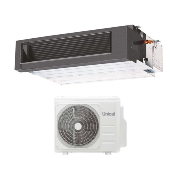 Unical canaliseerbare airconditioner 24000 BTU CN11 24H klasse A++/A+ gas R-32 optionele Wi-Fi