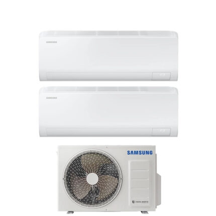 Samsung Dual Split Inverter airconditioner serie CEBU S2 9+18 met AJ050TXJ2KG R-32 ingebouwde Wi-Fi 9000+18000