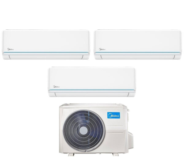 Airconditioner Midea Trial Split Inverter serie EVOLUTION 9+9+12 met M4O-36FN8-Q R-32 Geïntegreerde Wi-Fi 9000+9000+12000