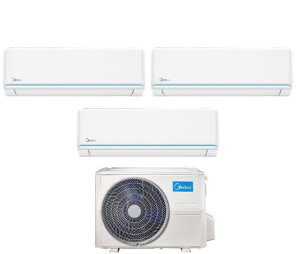 Airconditioner Midea Trial Split Inverter serie EVOLUTION 9+9+9 met M3OA-27HFN8-Q R-32 Geïntegreerd Wi-Fi 9000+9000+9000