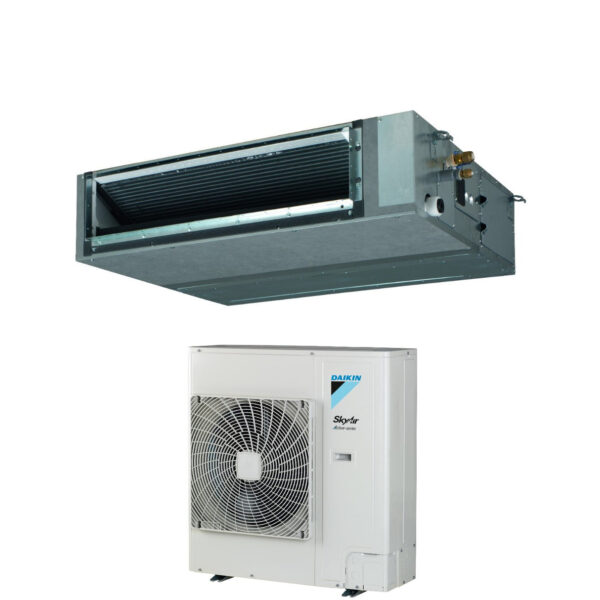 Daikin Bluevolution gecentraliseerde airconditioning Media Prevalenza 42000 Btu FBA125A + RZASG125MY1 Driefasig R-32 Optioneel Wi-Fi