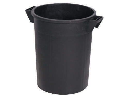 PLASTIC VUILNISBINS ZWART LT. 75