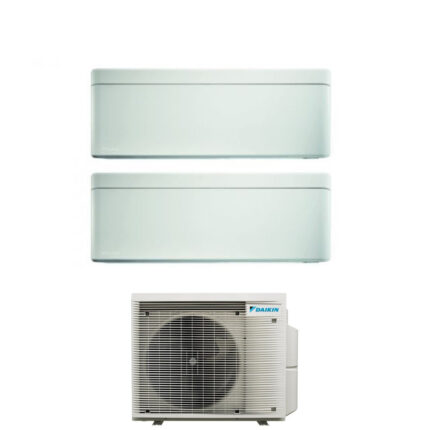 Airconditioner Daikin Bluevolution Dual Split Inverter serie STYLISH WHITE 9+15 met 2MXM50A R-32 Wi-Fi Geïntegreerd 9000+15000 Kleur Wit Italiaanse garantie