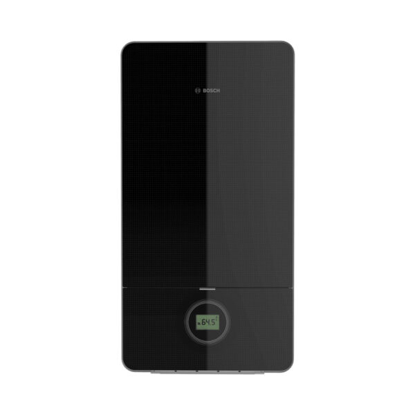 Junkers Bosch CONDENS 7000i W Black Condensing Boiler GC7000IW 24 kW Methane/LPG Complete with Fume Exhaust Kit