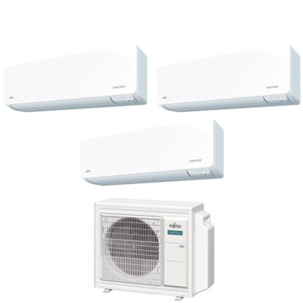 Airconditioner Fujitsu Trial Split Inverter serie KG AIRSTAGE 9+9+12 met AOEG24KBCA3 R-32 Geïntegreerde Wi-Fi 9000+9000+12000