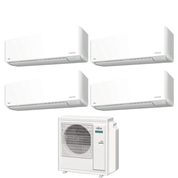 Airconditioner Fujitsu Quadri Split Inverter serie KM AIRSTAGE 9+12+12+12 met AOEG30KBTA4 R-32 Geïntegreerde Wi-Fi 9000+12000+12000+12000
