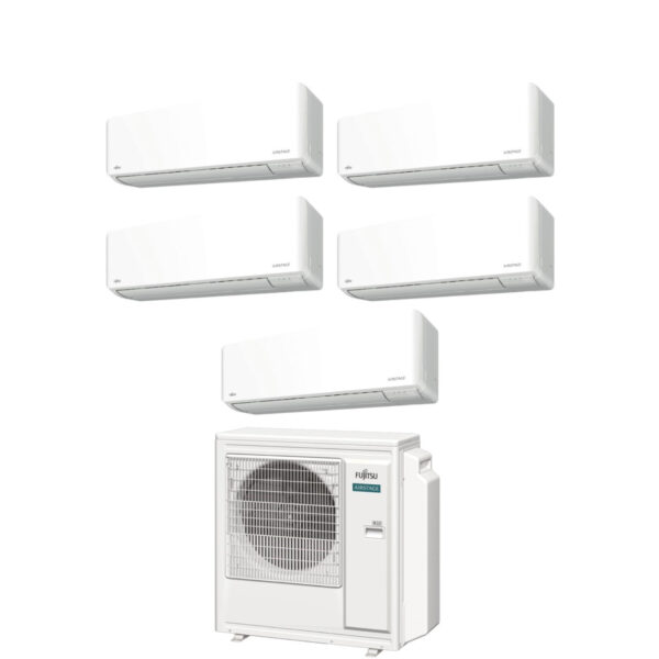 Airconditioner Fujitsu Penta Split Inverter serie KM AIRSTAGE 9+9+9+12+14 met AOEG36KBTA5 R-32 Wi-Fi Geïntegreerd 9000+9000+9000+12000+14000