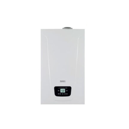 Hoogefficiënte Baxi Luna Duo-tec E 24 propaan condensatieketel met rookgasafvoerset, lage NOx.