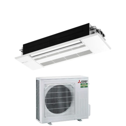 Mitsubishi Electric Inverter Cassette 1 weg 18000 Btu MLZ-KP50VG R-32 Optionele Wi-Fi met rooster en standaard afstandsbediening inbegrepen