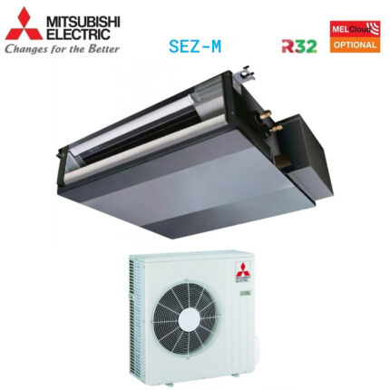 Airconditioner Mitsubishi Electric Kanaalbaar Canaliseerbaar Inverter 18000 Btu SEZ-M50DA + SUZ-M50VA R-32 Optionele Wi-Fi