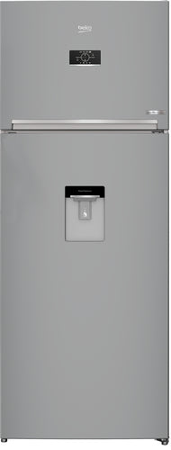 Dubbele deur koelkast Beko RDNE455E40DSN 406 liter Klasse E (H185xL70xP65,5) ProSmart Inverter compressor Technologie HarvestFresh Zilver