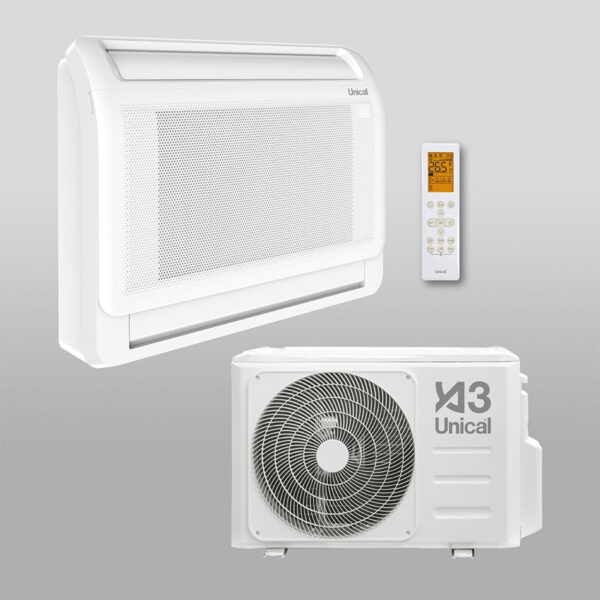 Unical console airconditioner 12000 Btu XMPS 13H gas R-32 optionele Wi-Fi A+++/A++