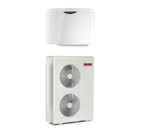 Monobloc lucht-water warmtepomp Ariston NIMBUS POCKET M NET 120 R-32, energieklasse A+++/A++, inverter, monofase.